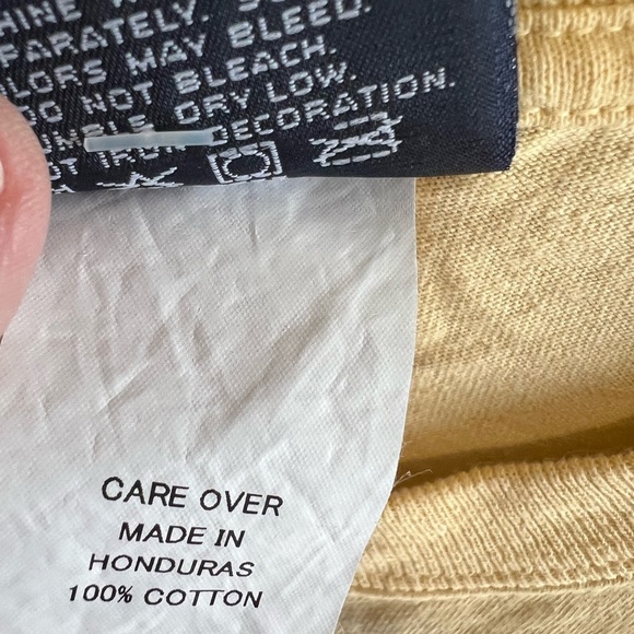 Jansport Yellow Short Sleeve Tee with Graphic Pirate Design - Picture 3 of 5